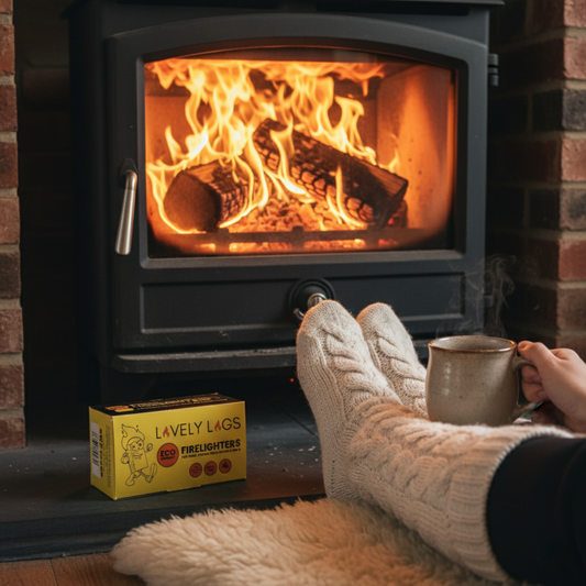 Eco-Friendly Firelighters | 50 Natural Wood Wool Fire Starters