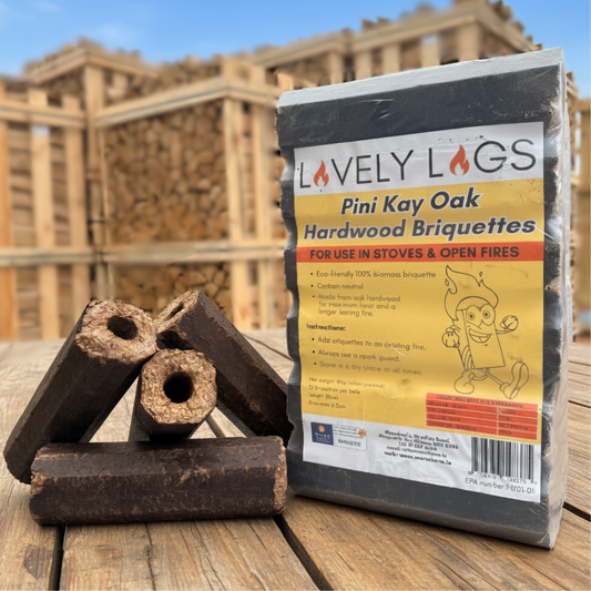 Lovely Logs Pini Kay Oak Hardwood Briquettes